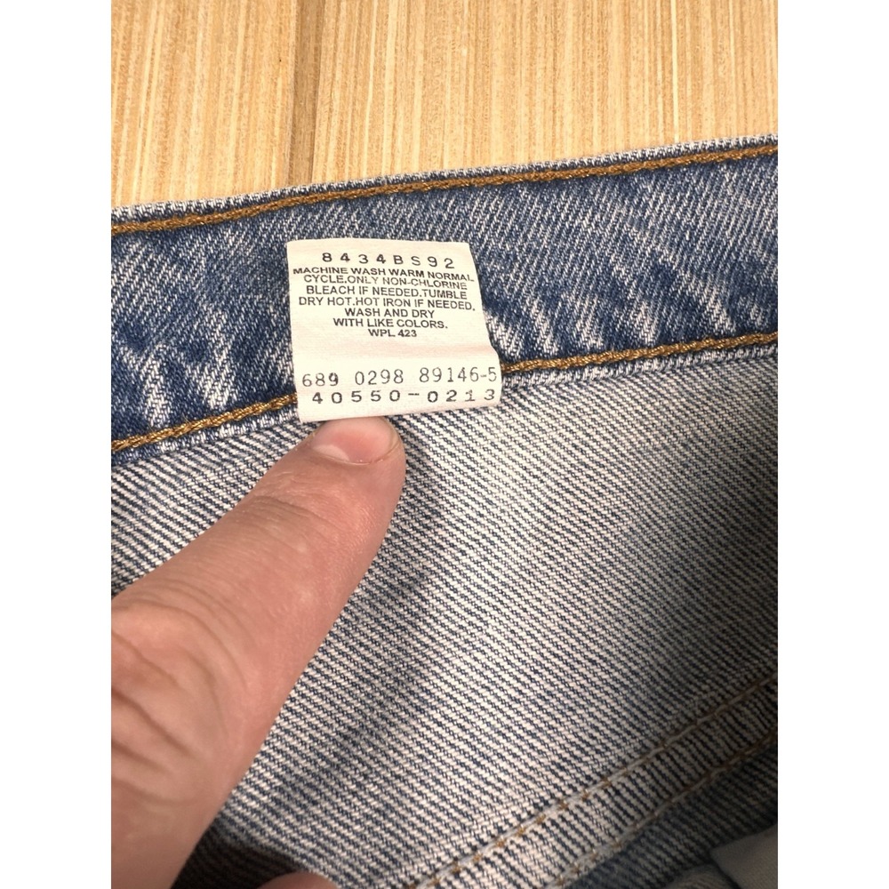Vintage Levi's 550‎ Jeans Mens 42X32 Blue Denim Cotton Relaxed Fit Straight Leg - Picture 6 of 9